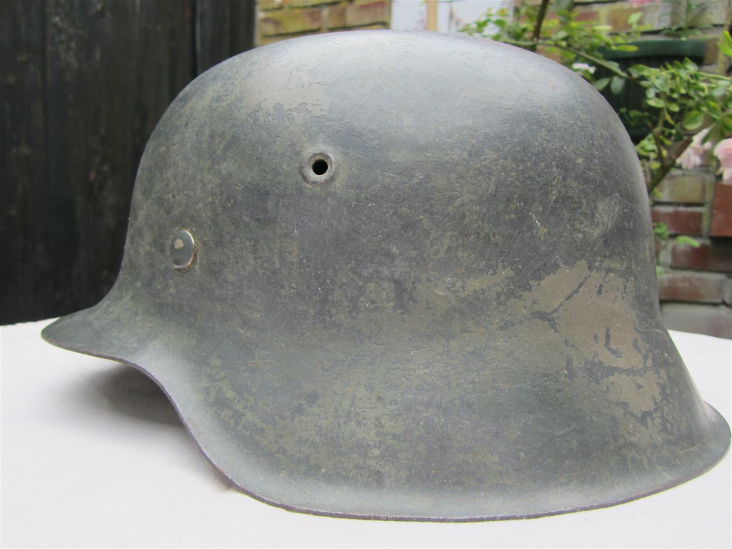 WW2 WL M42 Helmet - Camoflaged